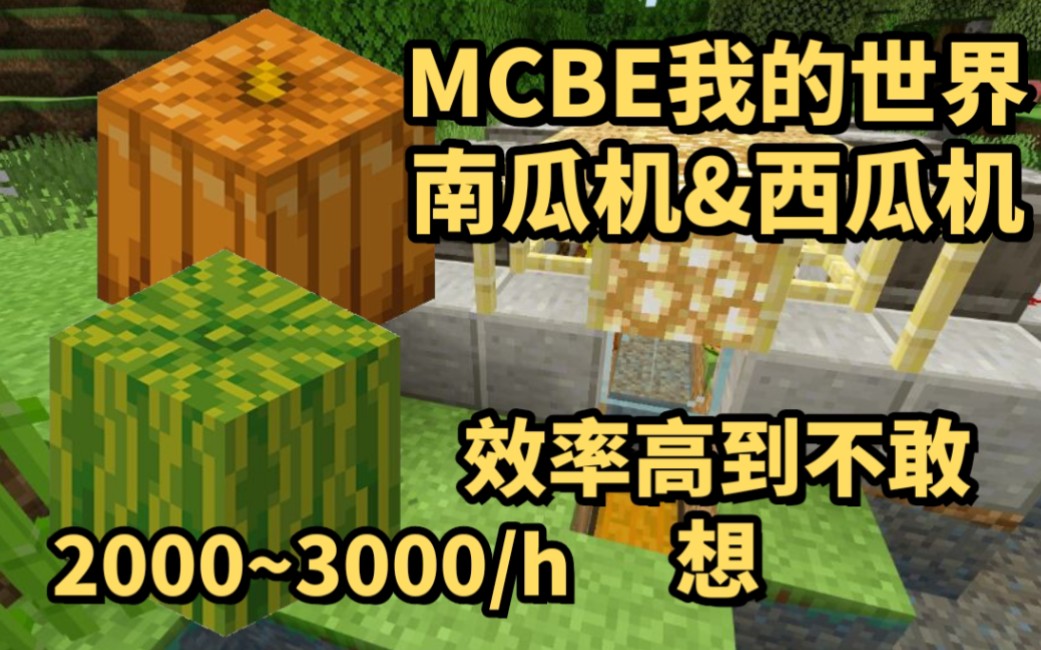 mc手机版南瓜我的世界方块南瓜君解说